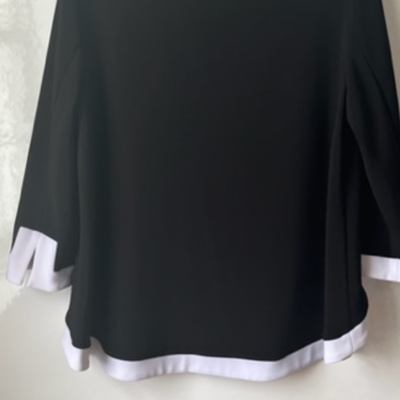 Joseph Ribkoff Navy and White Jacket size 10 - Picture 4 of 8